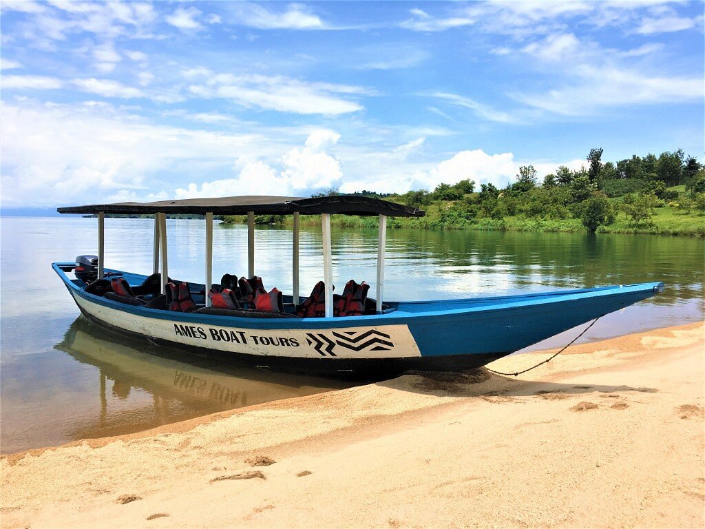 Explore the calm waters of Lake Ruhondo and Lake Burera on guided boat tours.