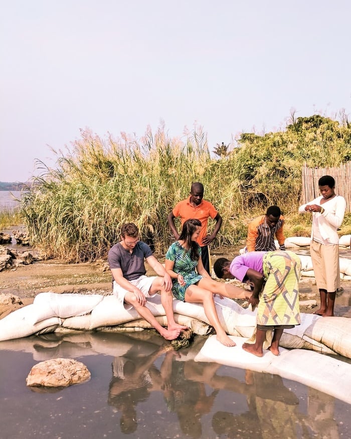 Visit local villages and towns around the lake to immerse yourself in the Rwandan culture